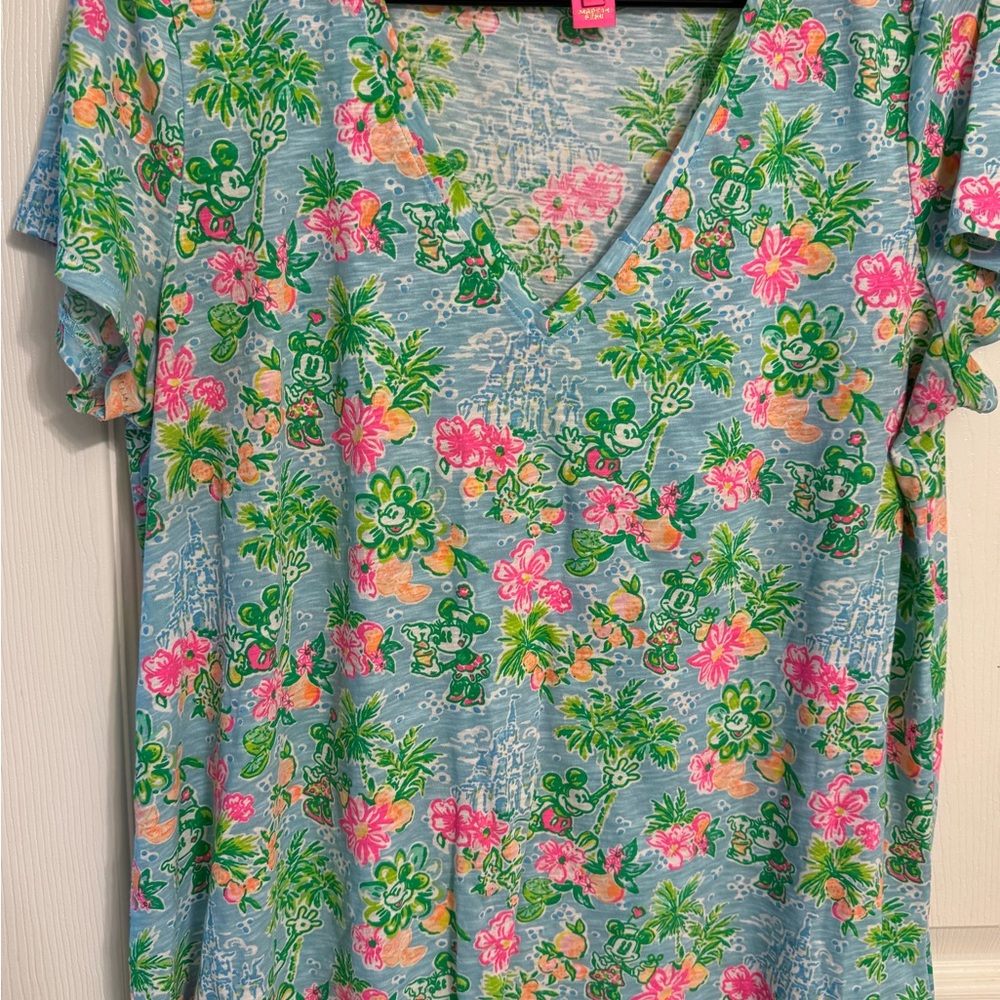 Lilly Pulitzer Disney etta v neck shirt